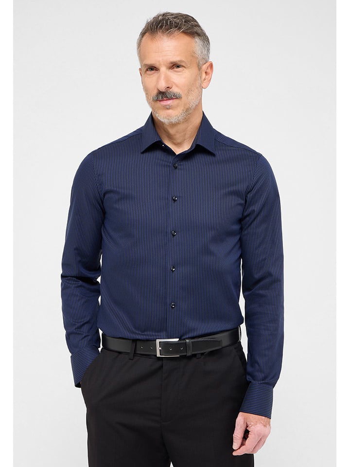 Eterna Hemd - Slim fit - in Dunkelblau günstig kaufen