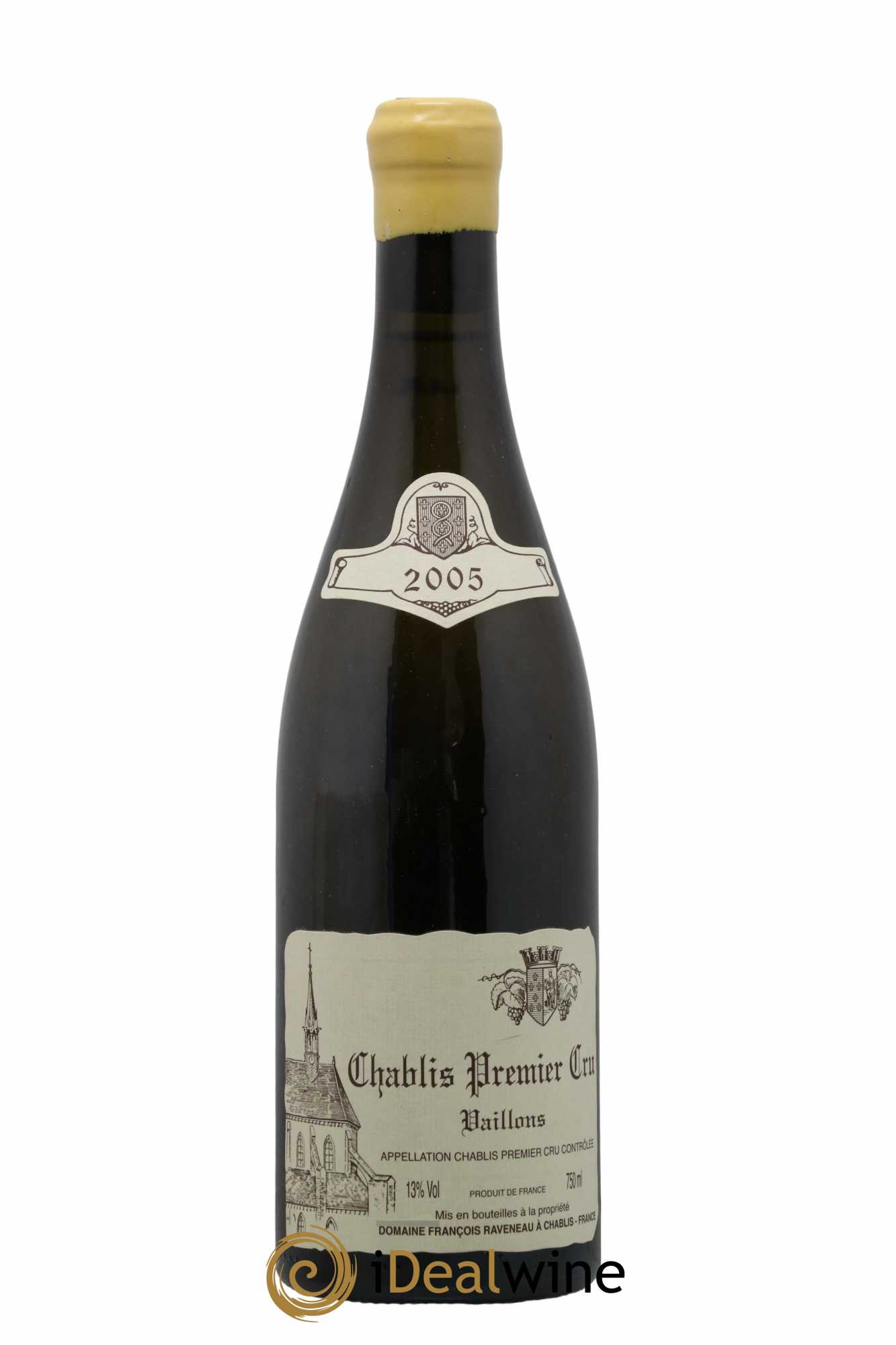 Chablis 1er Cru Vaillons Raveneau (Domaine)  2005 - Lot de 1 Bouteille