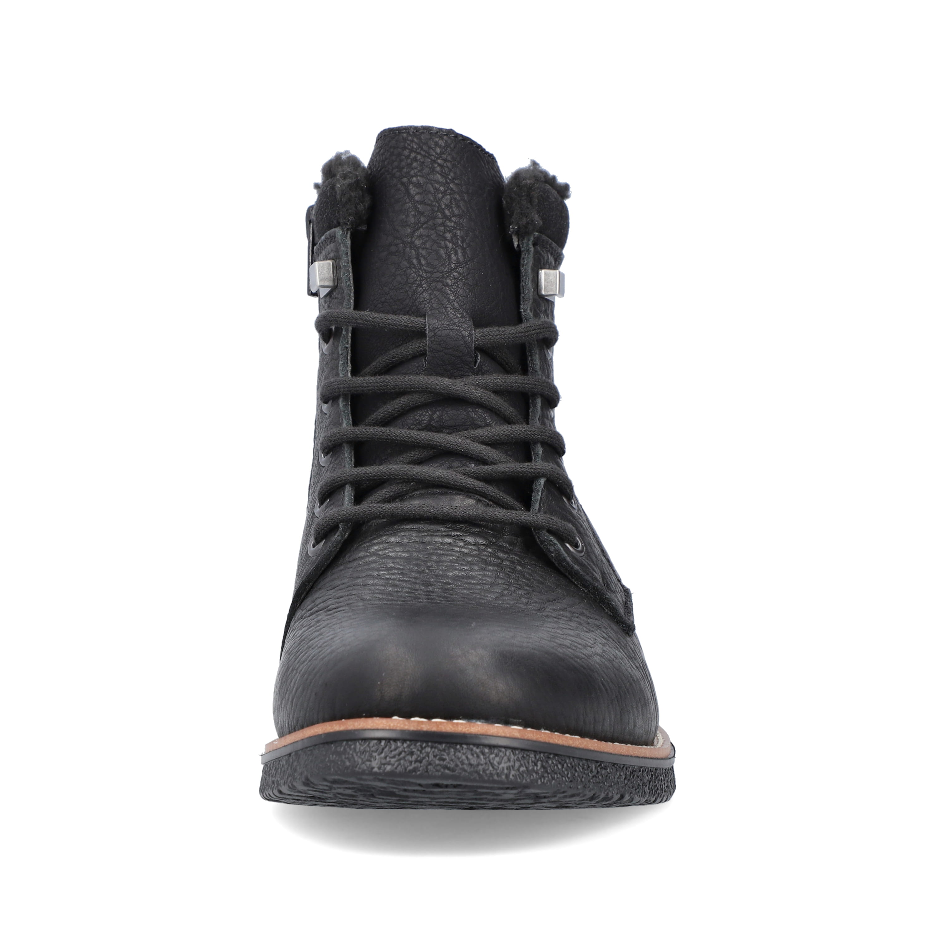 Rieker Herren Schnürstiefel graphitschwarz