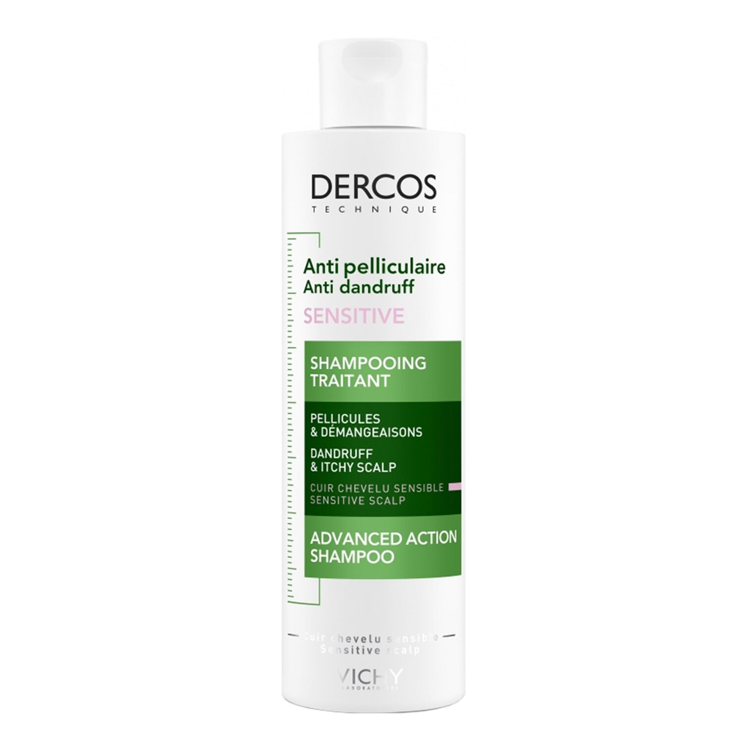 Vichy Dercos Technique Anti-Pelliculaire Shampooing Cuir Chevelu Sensible 200 ml