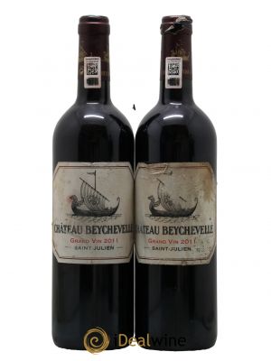 Château Beychevelle 4ème Grand Cru Classé  2011 - Lot de 2 Bouteilles