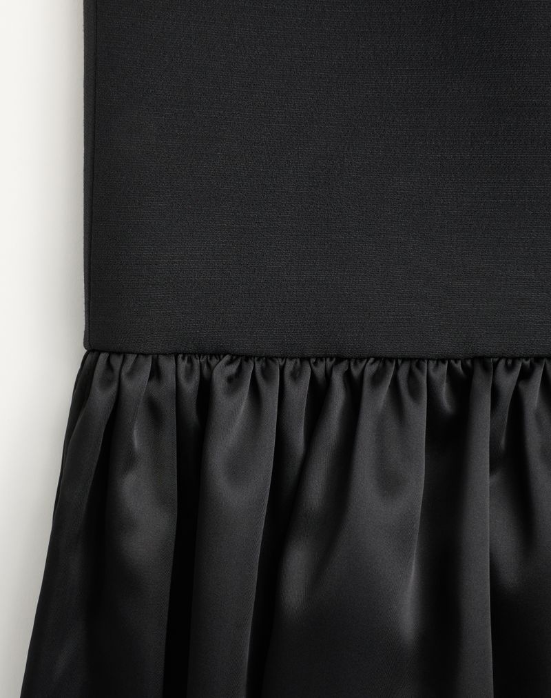 Crepe Couture Midi Nederdel