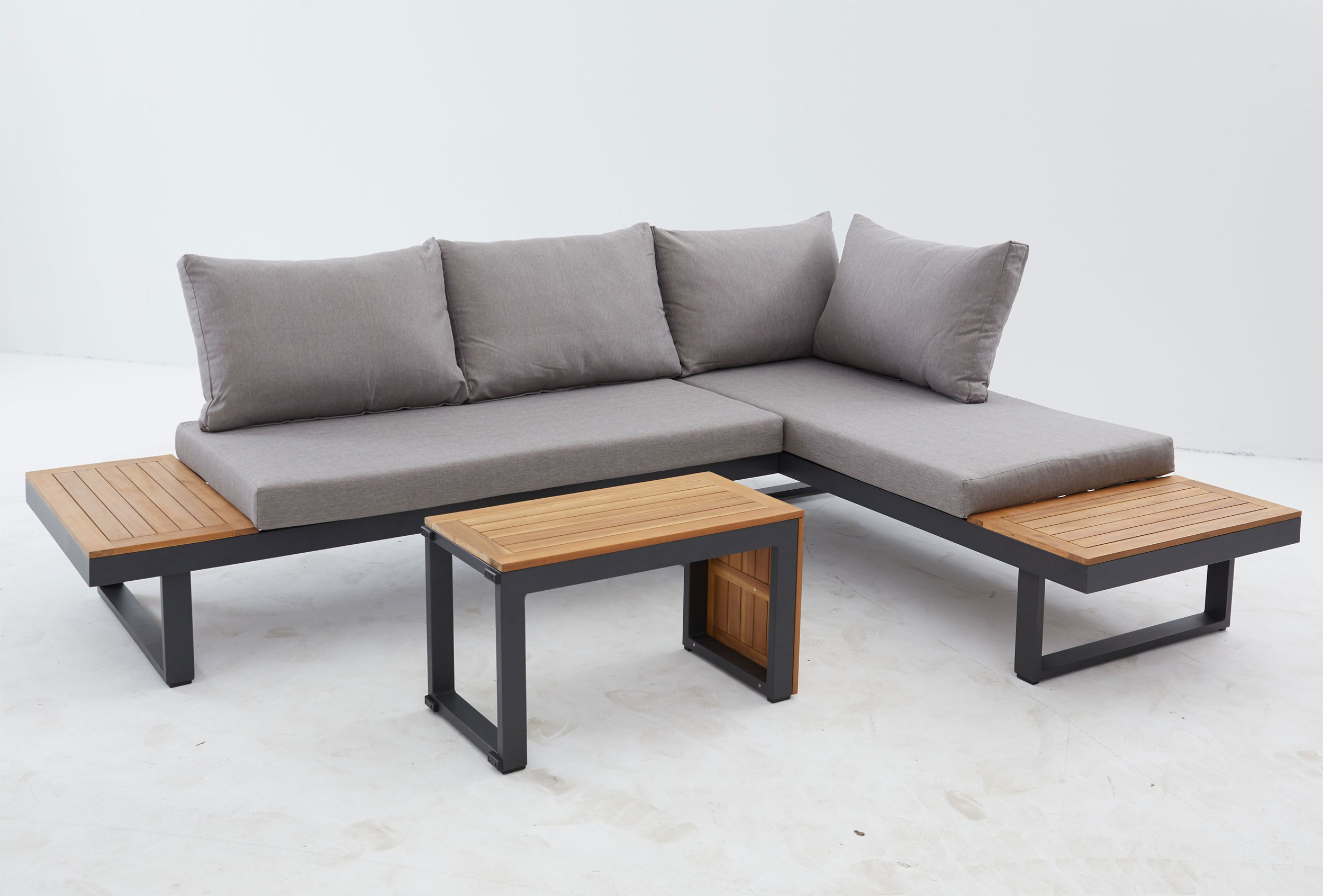 OUTDOORGartenlounge Alu/Polywood