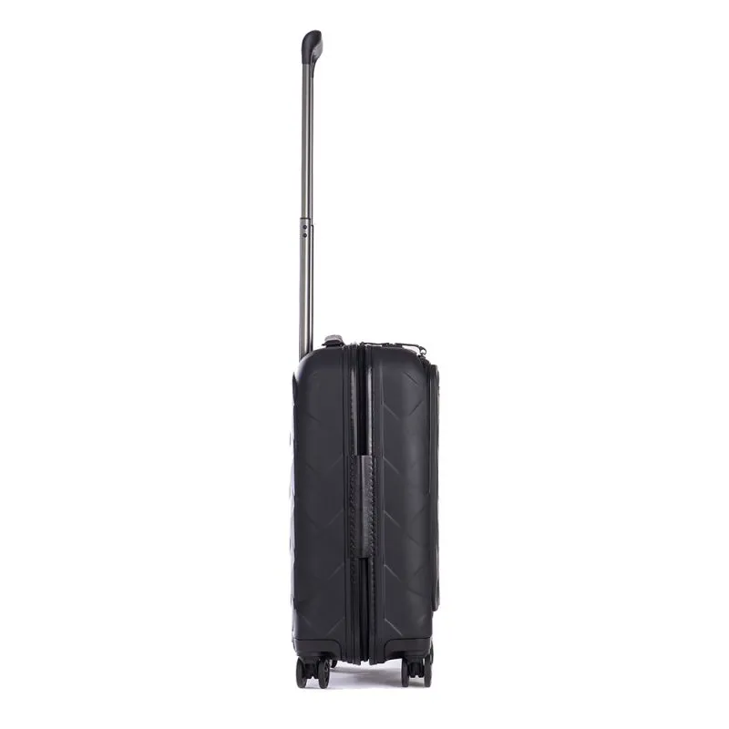 Stratic Leather&More - Hartschalen-Koffer S (mit Vortasche) - Matt Black