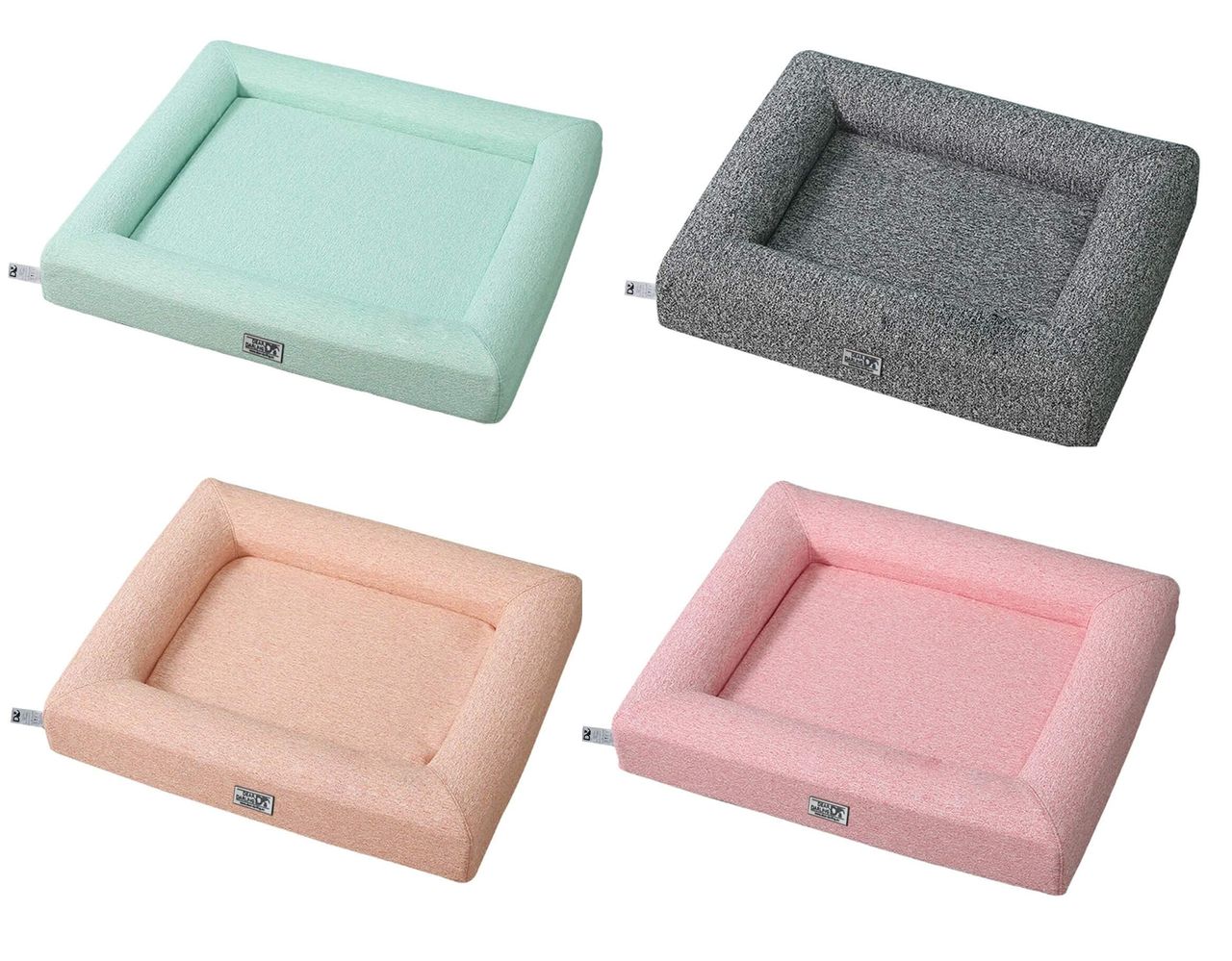 trends4cents DEAR DARLING DD-01GRXL Orthopädisches Luxus Hundebett Anthrazit Gr. XL 90x100cm mit Memory Schaum