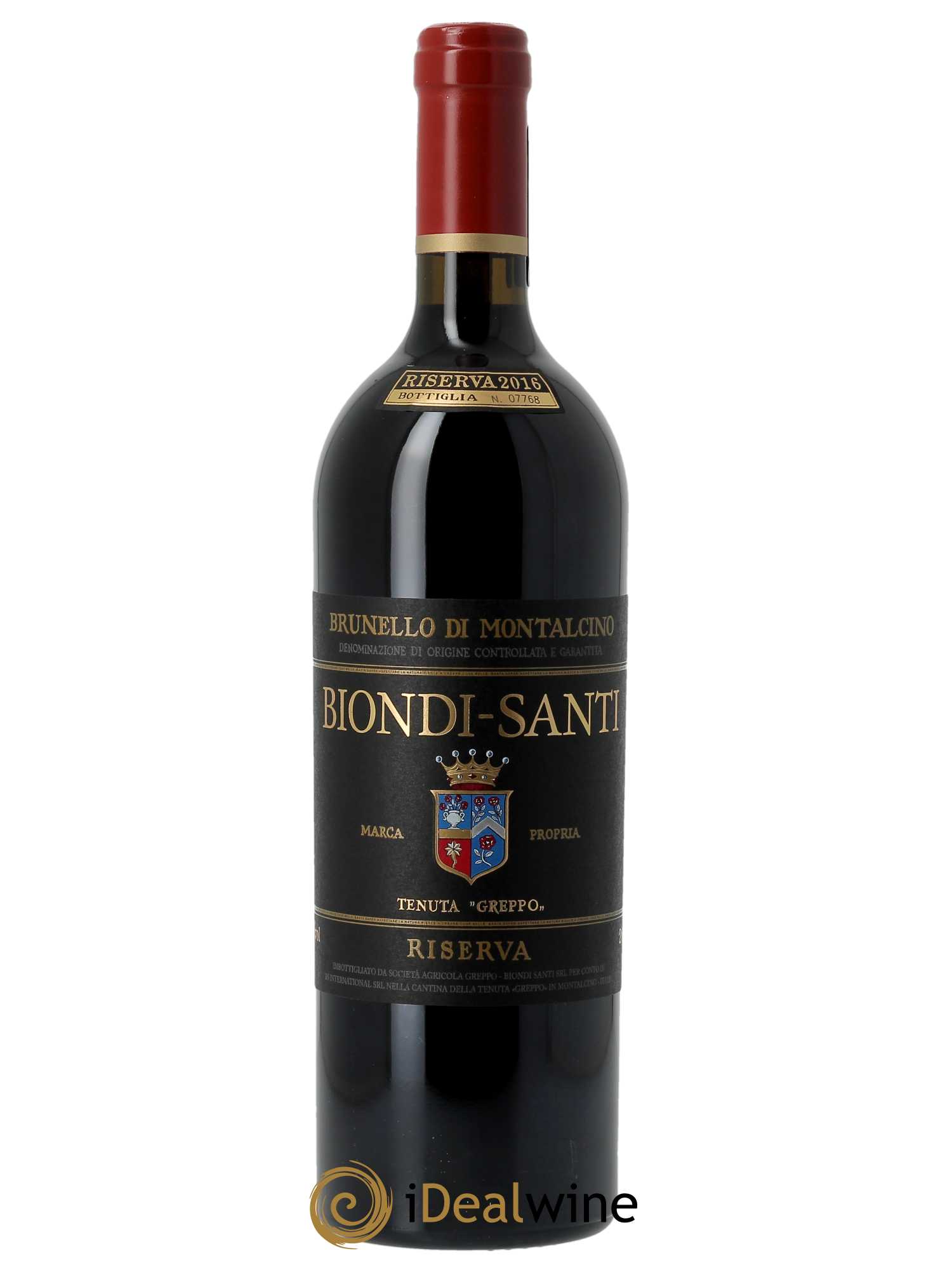 Brunello di Montalcino DOC Riserva Biondi-Santi Tenuta Greppo  2016 - Lot de 1 Bouteille