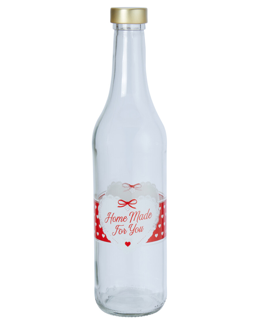 Glasflasche mit Schraubdeckel