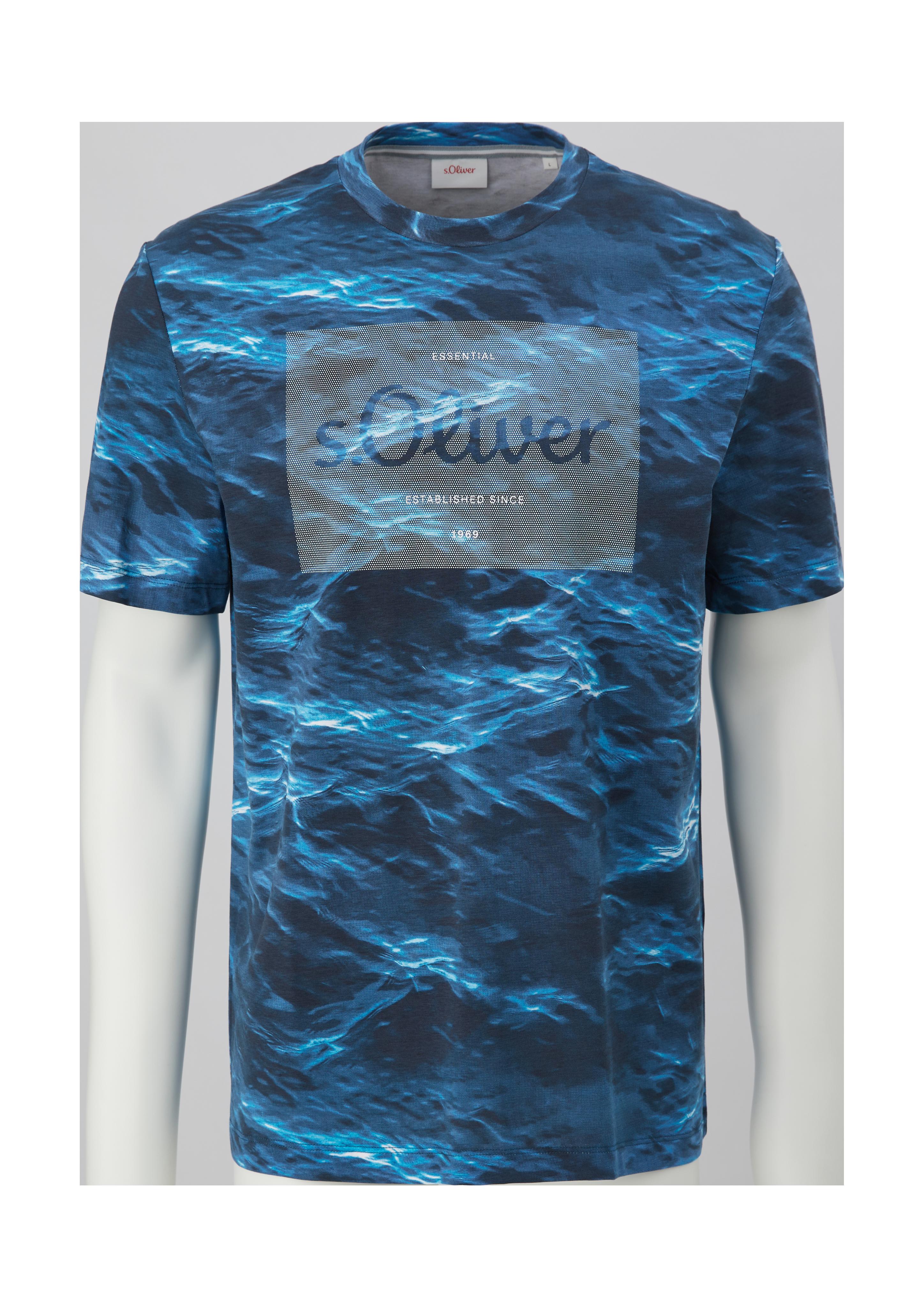 T-Shirt aus Baumwollstretch  2135692-69F1