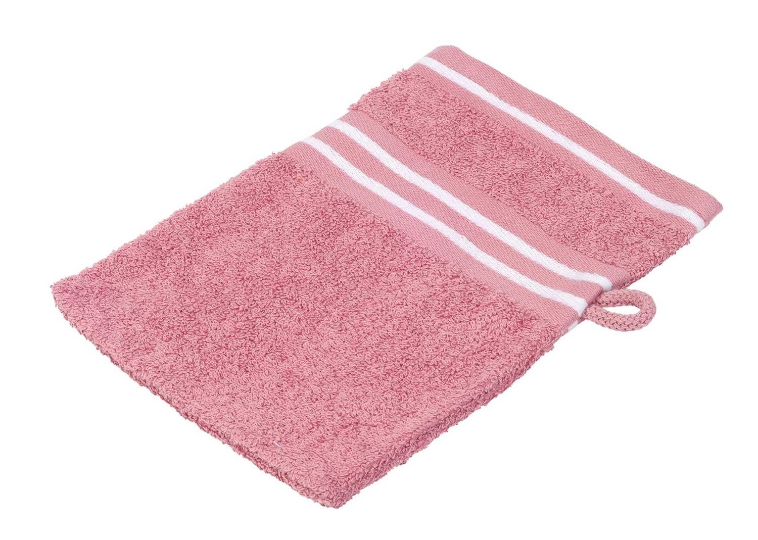 Waschhandschuh Waschhandschuh RIO, Rosa, B 16 cm, L 21 cm