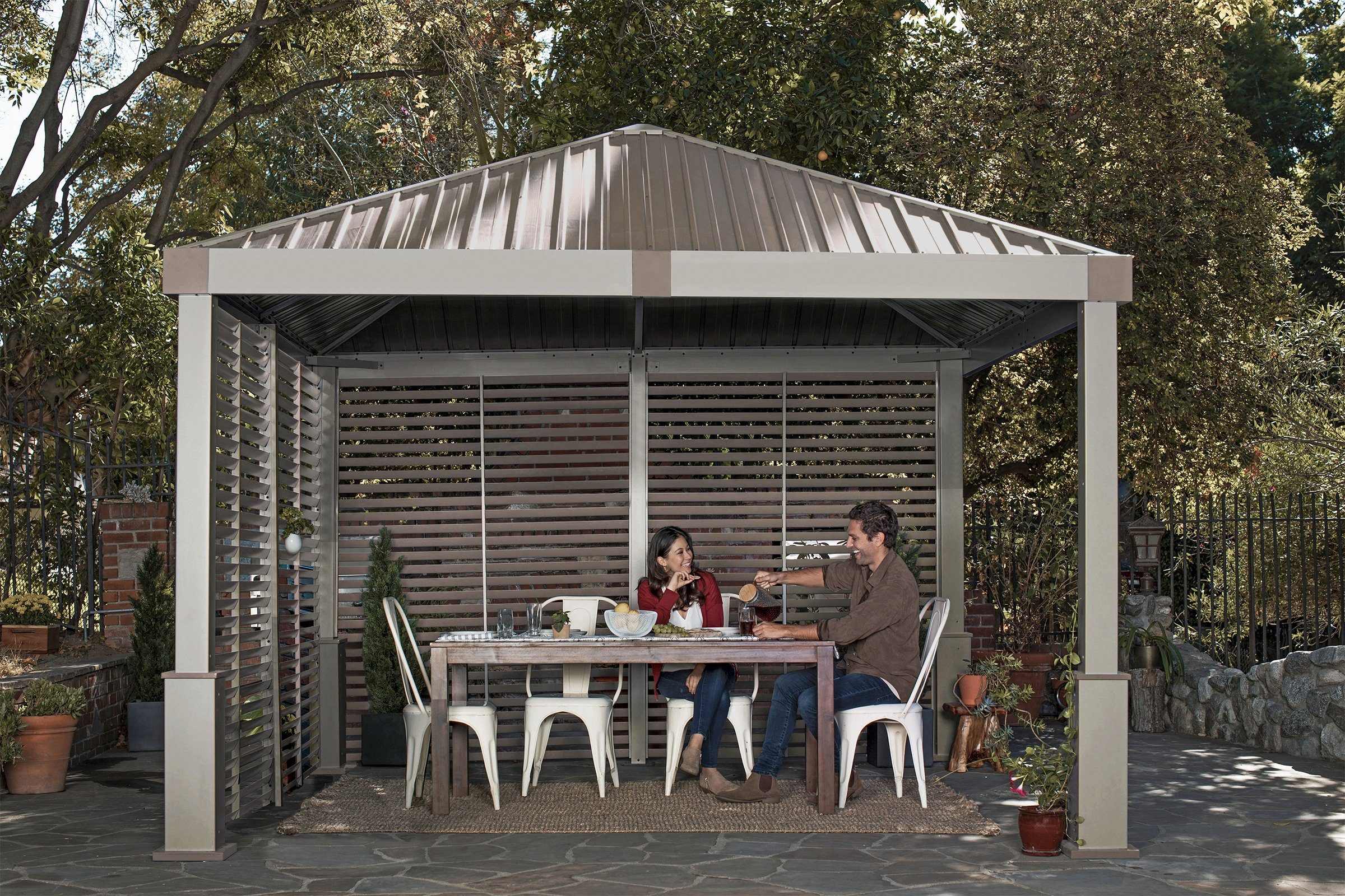Sojag Pavillon Nanda 12x12, BxT: 368x368 cm