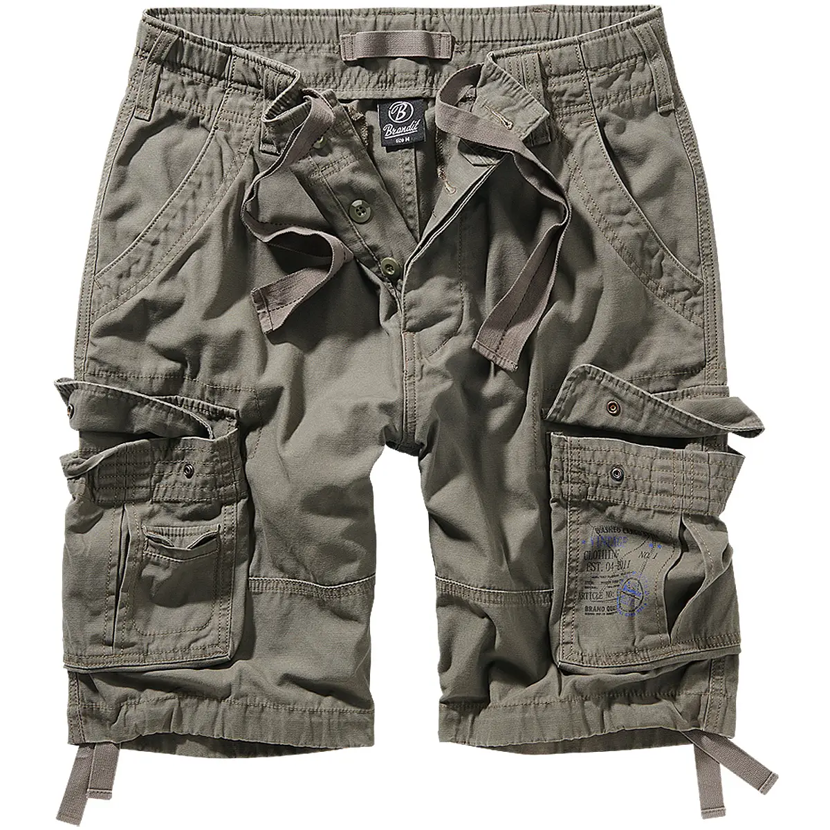 Pure Vintage Shorts oliv