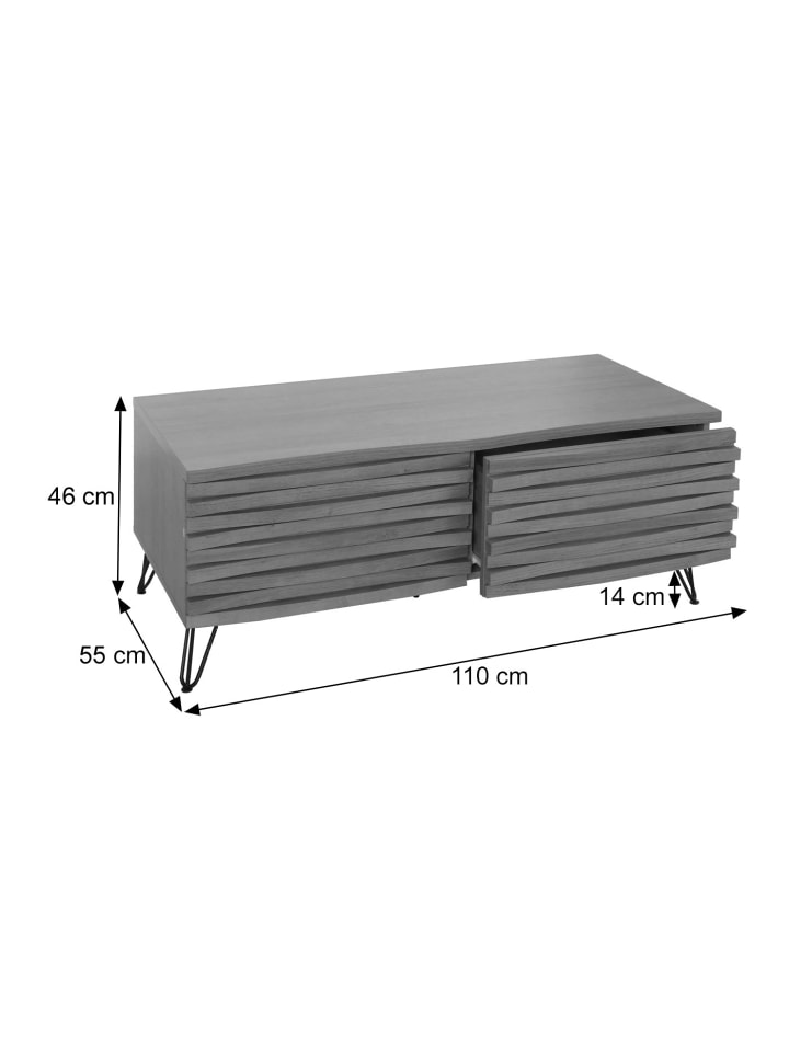 MCW Couchtisch M49, Walnuss-Optik günstig kaufen onesize