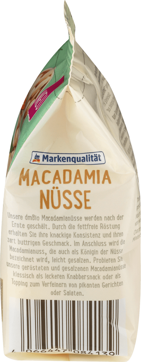 Macadamianüsse, geröstet & gesalzen, 100 g