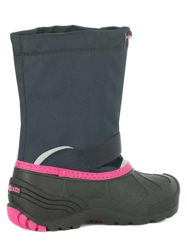 Trollkids Winterboots in Dunkelblau/ Pink günstig kaufen