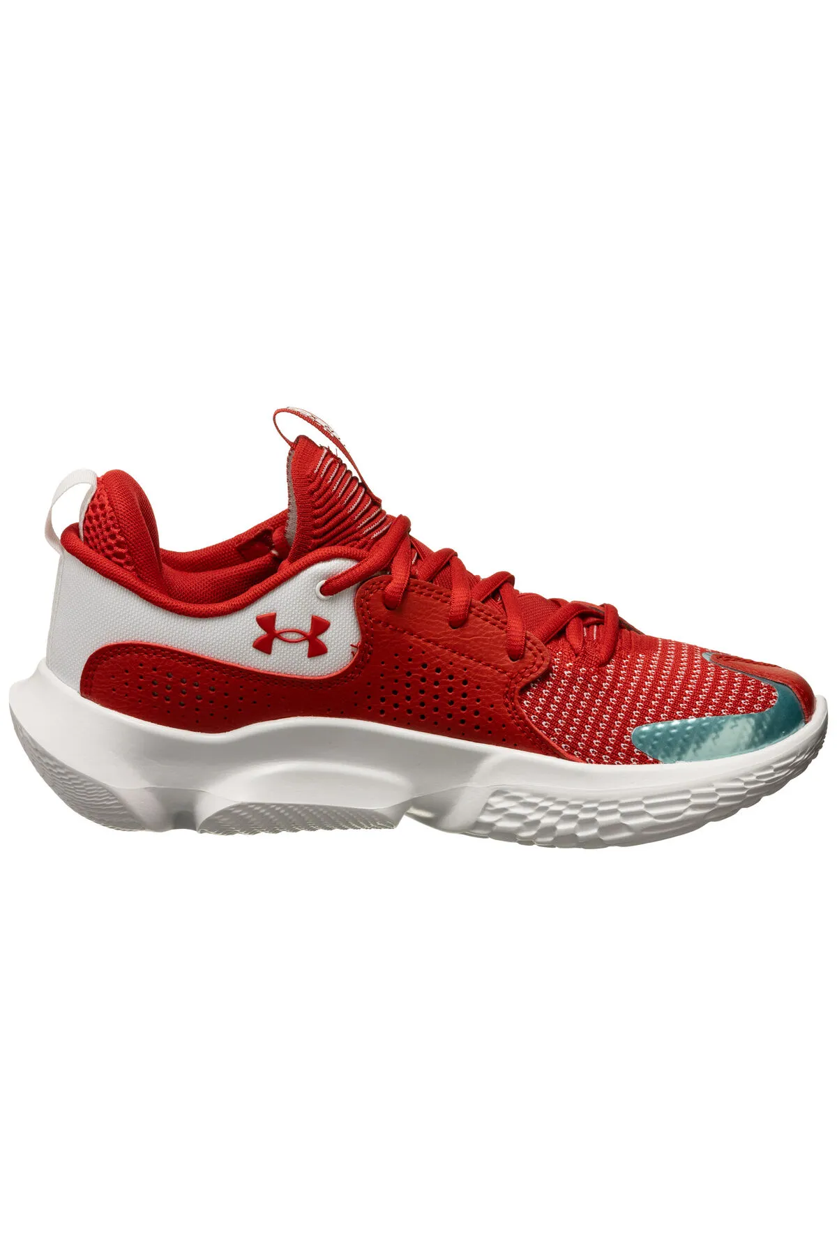 Under Armour  Basketballschuhe - Weiß - Flacher Absatz