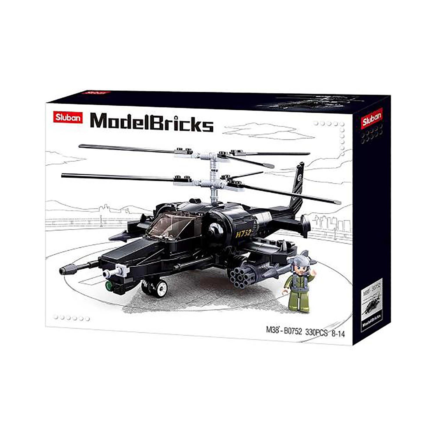 Kampfhubschrauber - Bausteine Set M38-B0752