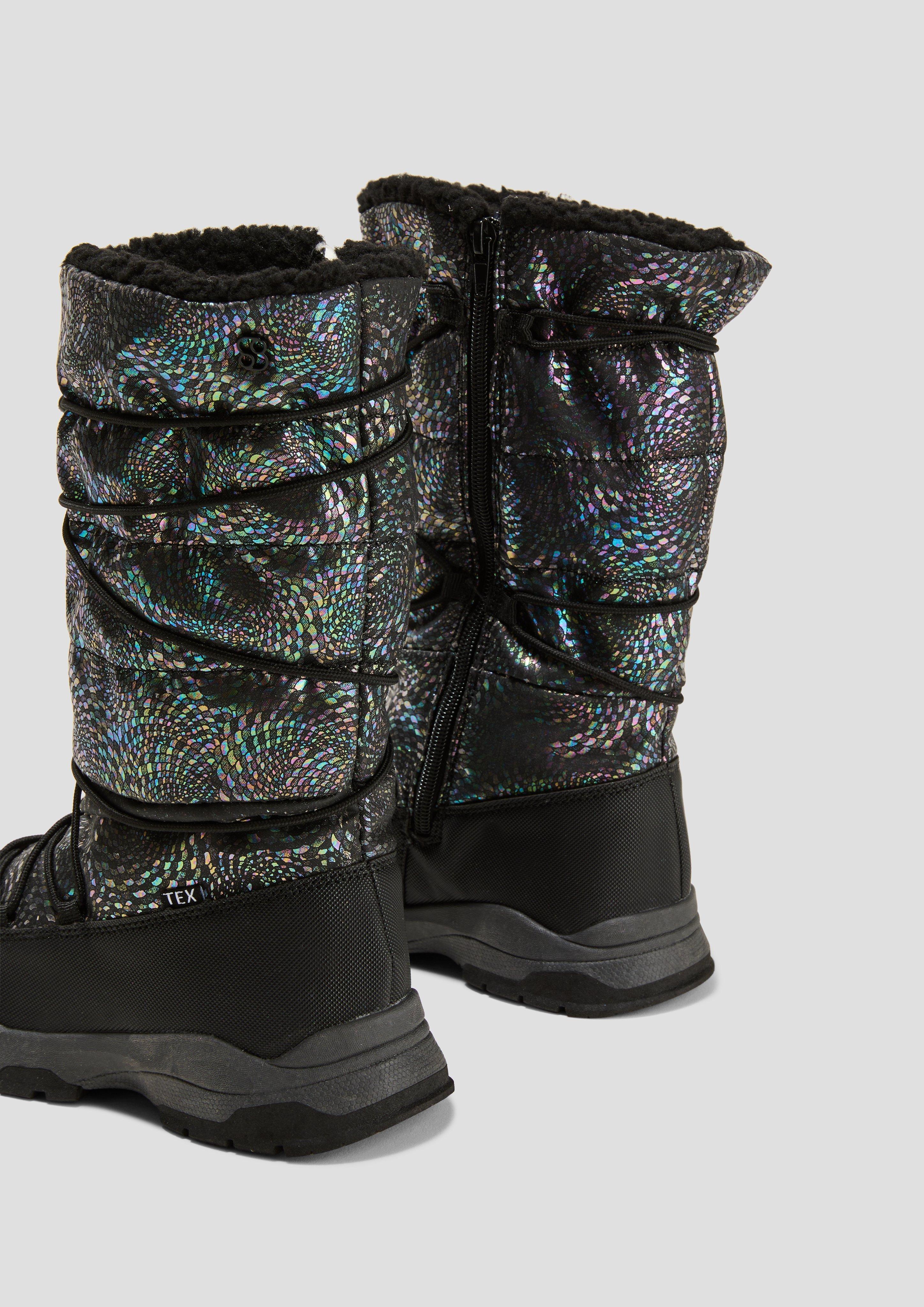 Tex-Stiefel in glänzender Optik  6008309-098