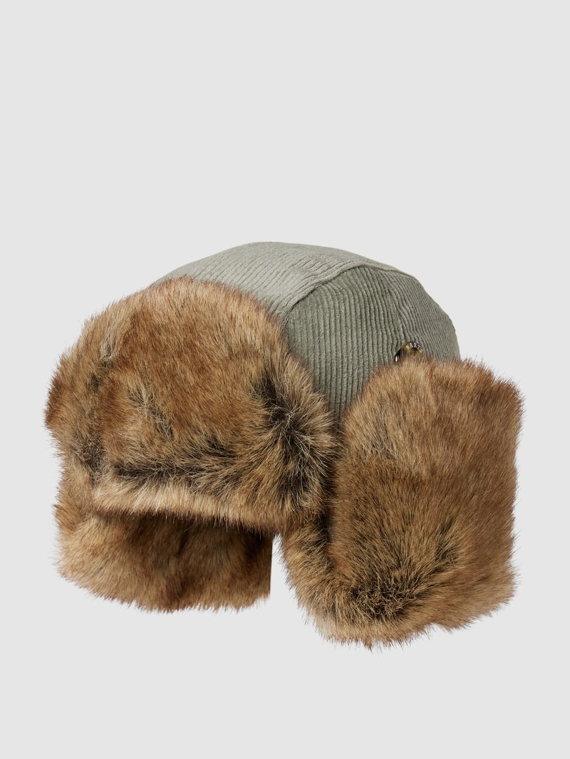 Mütze mit Ohrenklappen Modell 'RIB BOMBER' in petrol