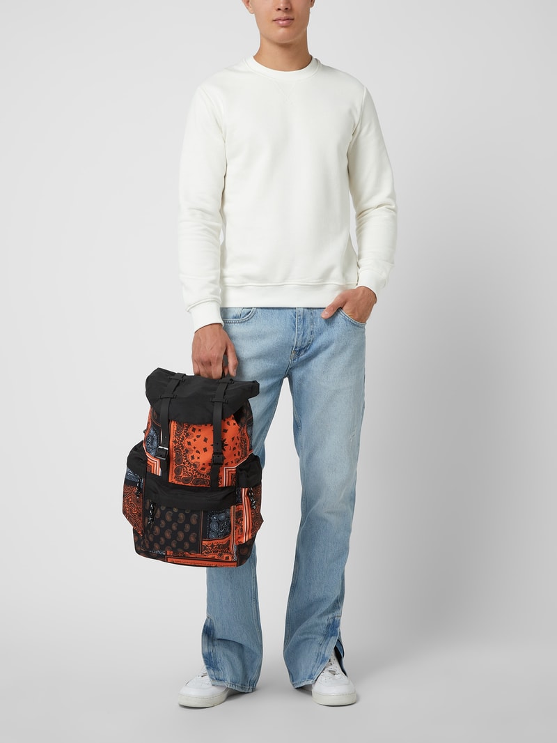 Rucksack mit Laptopfach in schwarz