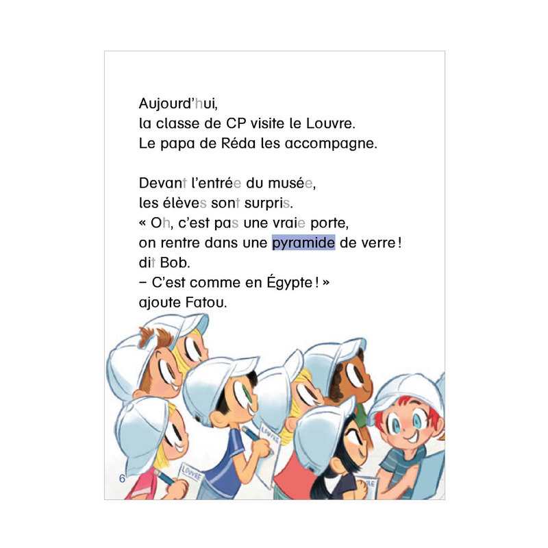 Livre Je suis en CP, visite au Louvre - Flammarion