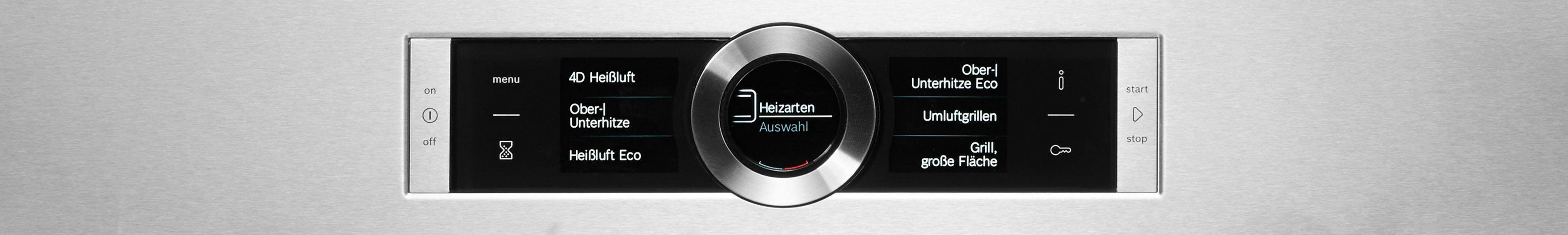 BOSCH Backofen mit Mikrowelle CMG636BS1, ecoClean Direct