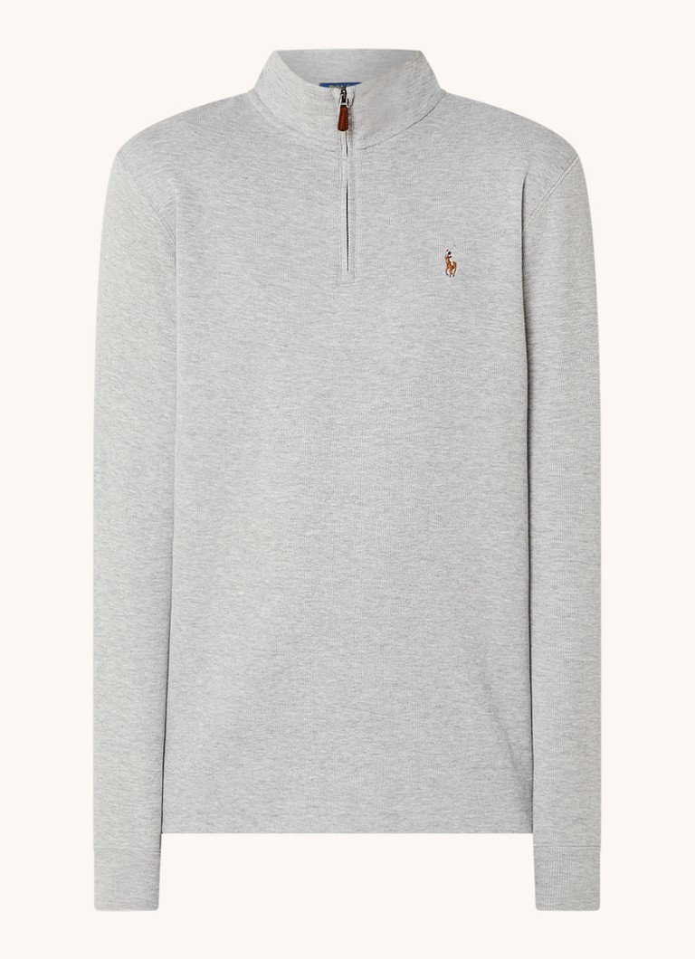Ralph Lauren Fine-knit pullover with half zip