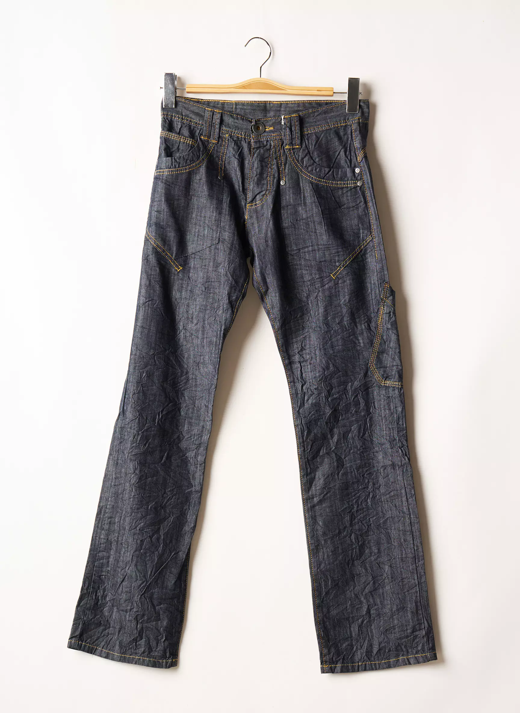 Outfitters Nation Pantalons Droits Homme couleur bleu