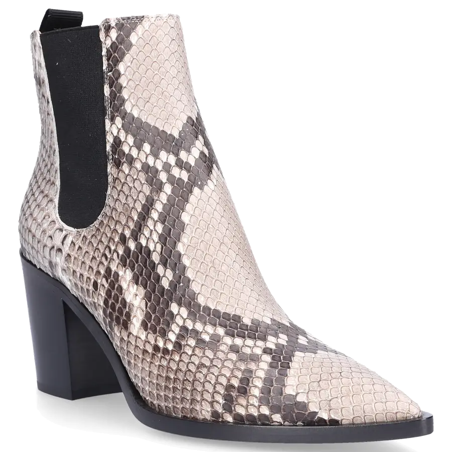 Gianvito Rossi - Chelsea Boots ROMNEY Pythonleder - grau