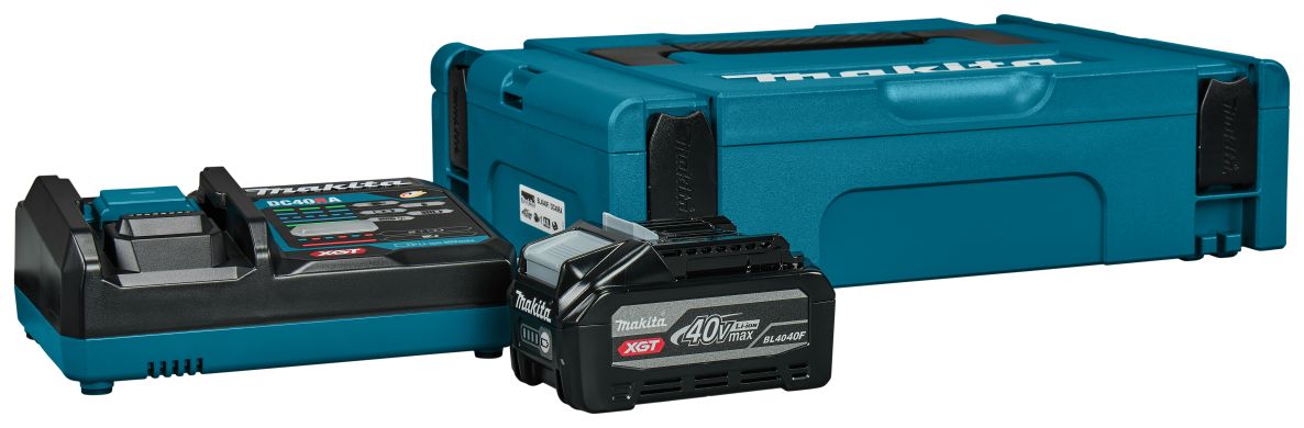 Makita Accessoires 1915D9-2 Startset XGT DC40RA / 1x BL4040F