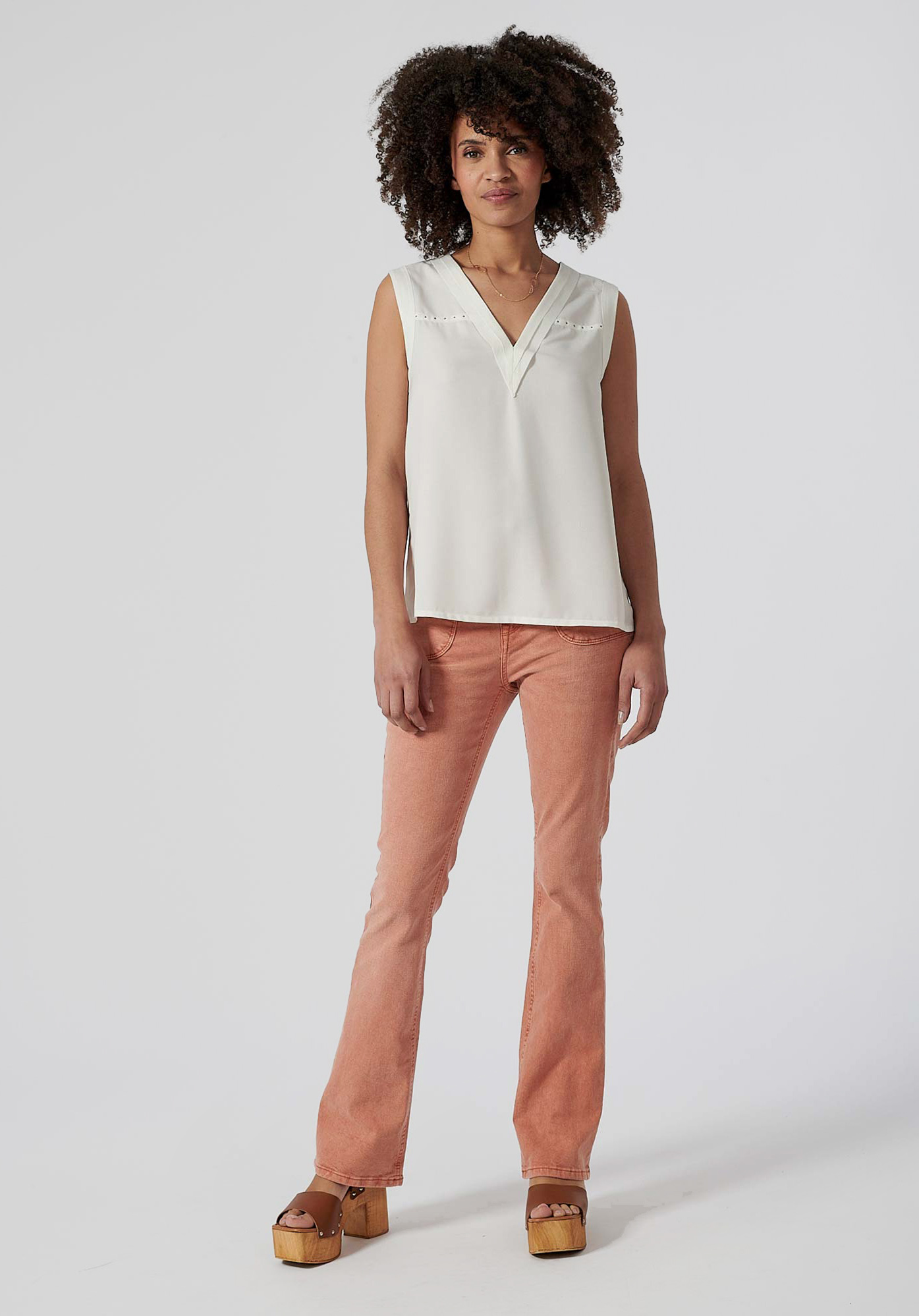 CELY   Blouse blanche femme