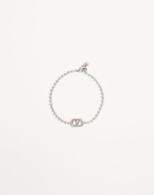 Pulseira oval de metal