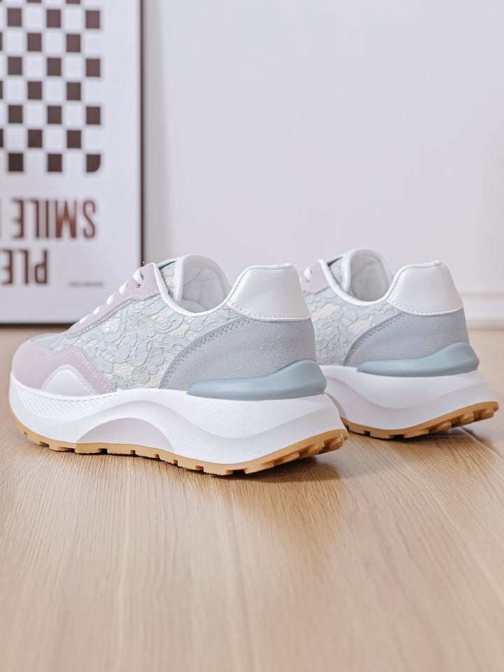 Sixth Sens Sneakers in Grau/ Hellblau günstig kaufen