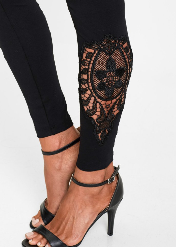 Leggings mit Spitze