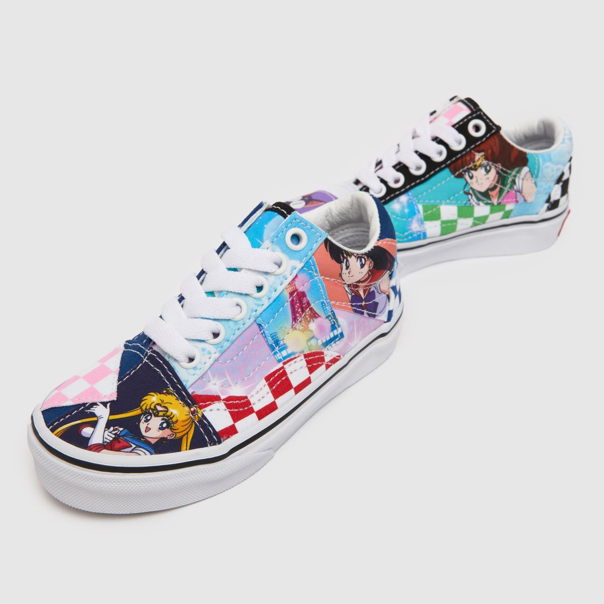 Vans multifärgade old skool sailor moon juniorsneakers