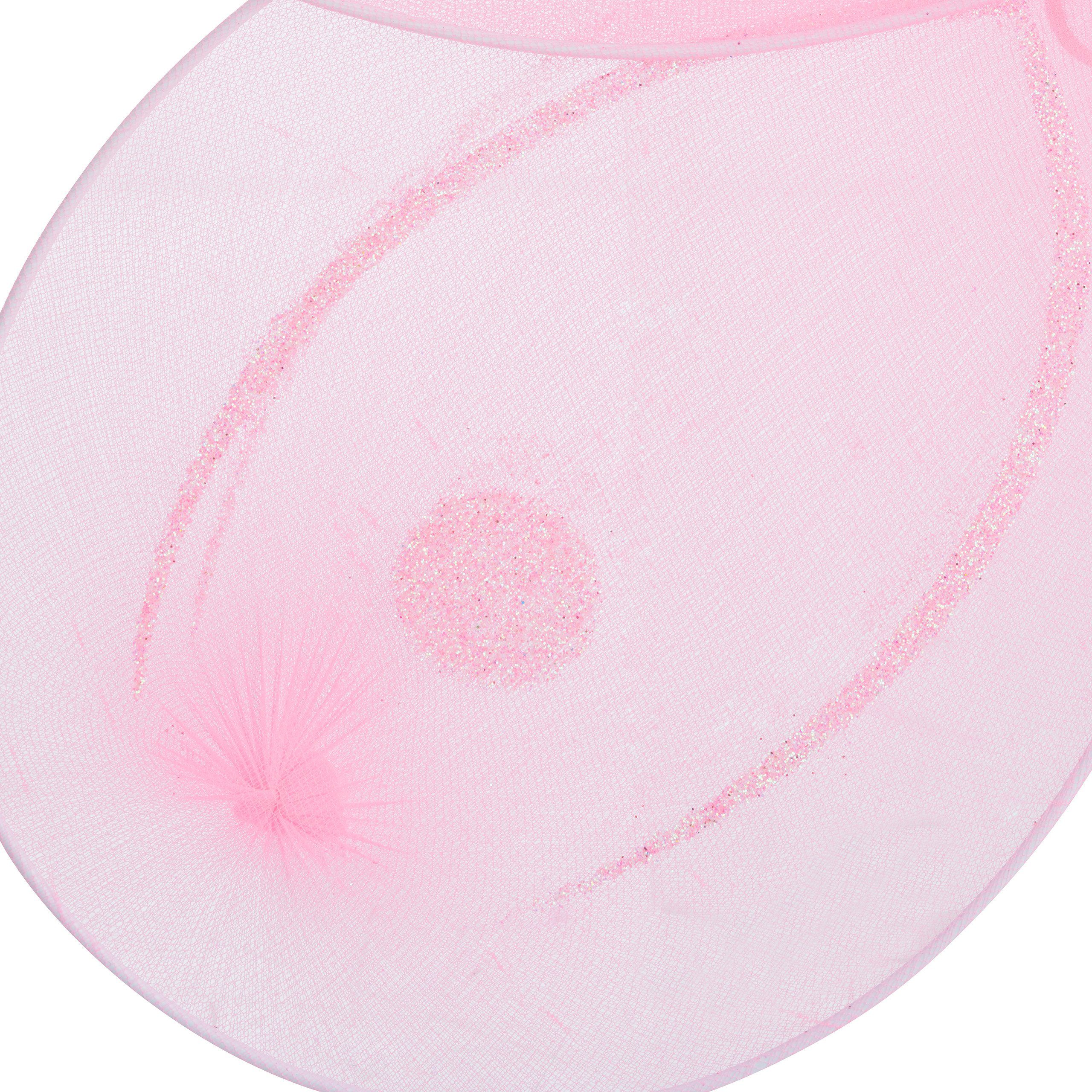 relaxdays Feen-Kostüm Feenflügel mit Zauberstab, Pink