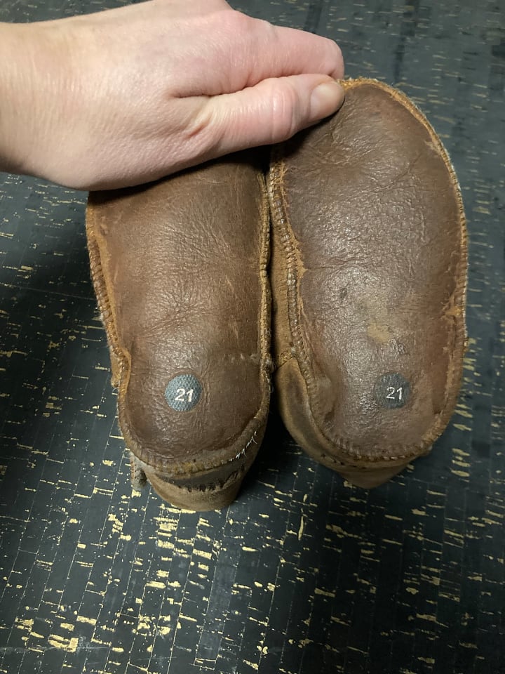 lamino Lammfellboots in Braun günstig kaufen 21/22