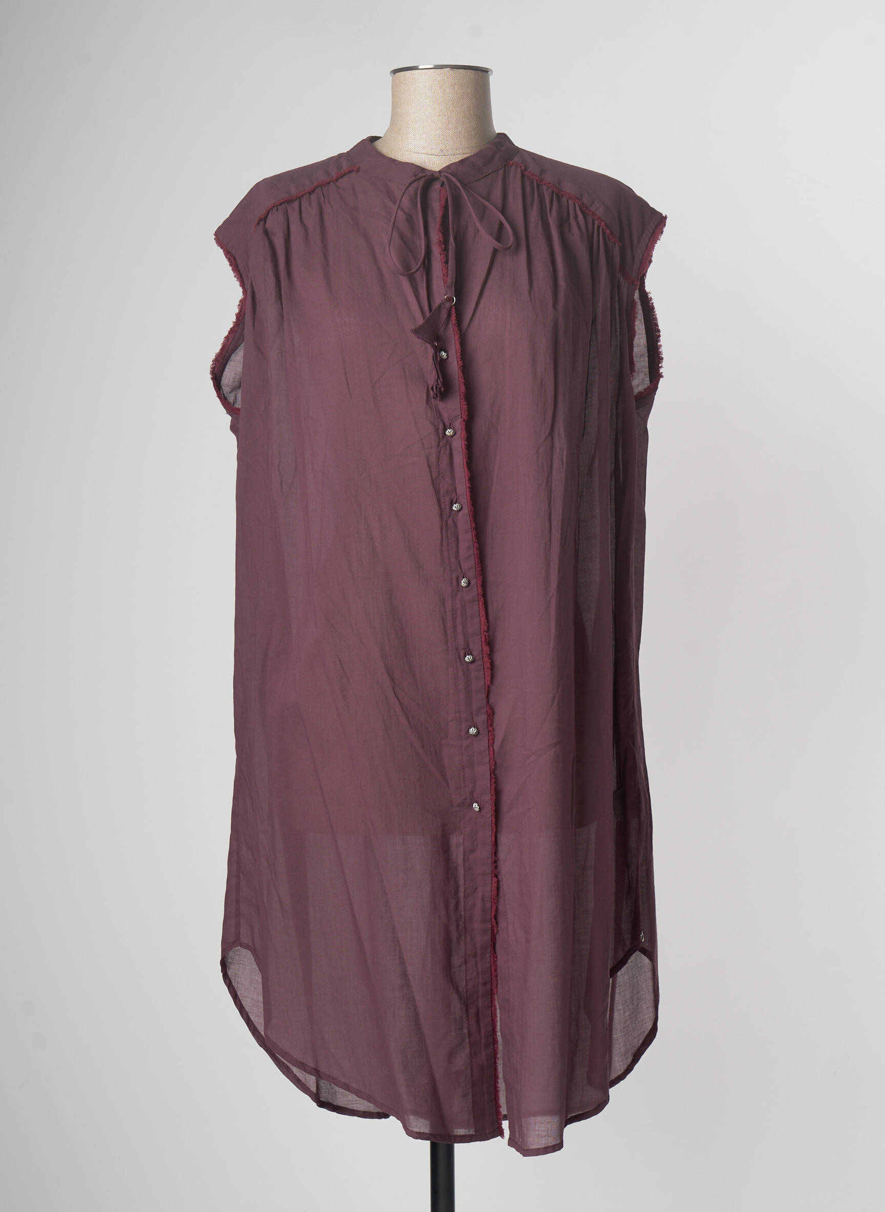 Ottod Ame Tuniquemanchecourte Femme couleur rouge