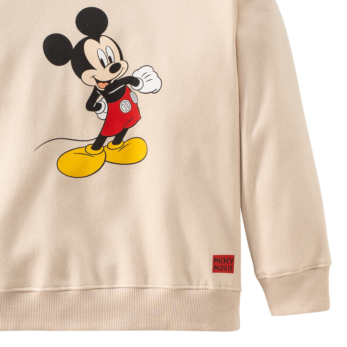 Micky Maus Hoodie mit großem Print