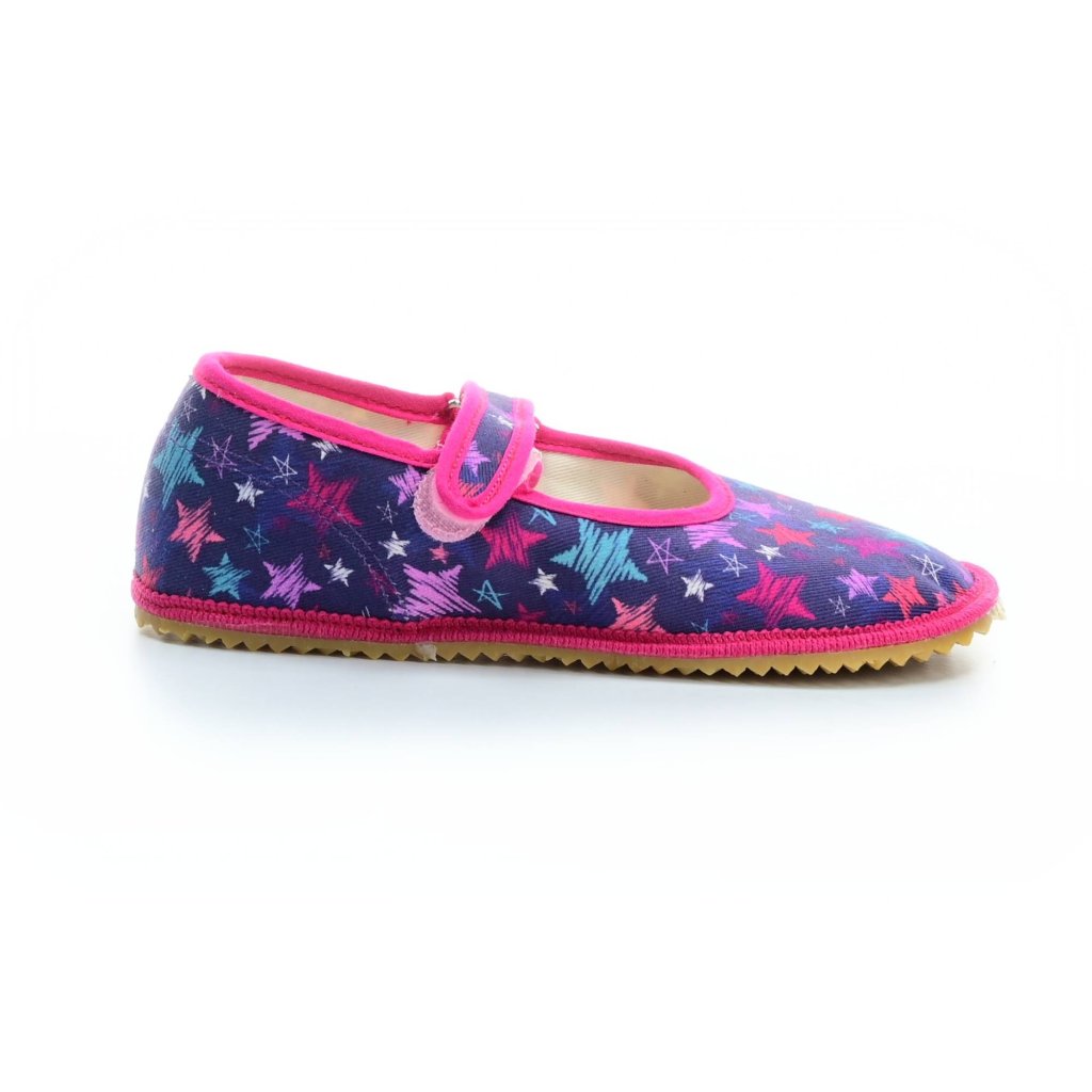 Beda Stars Canvas Hausschuhe / Ballerinas (BF-060010/BA)