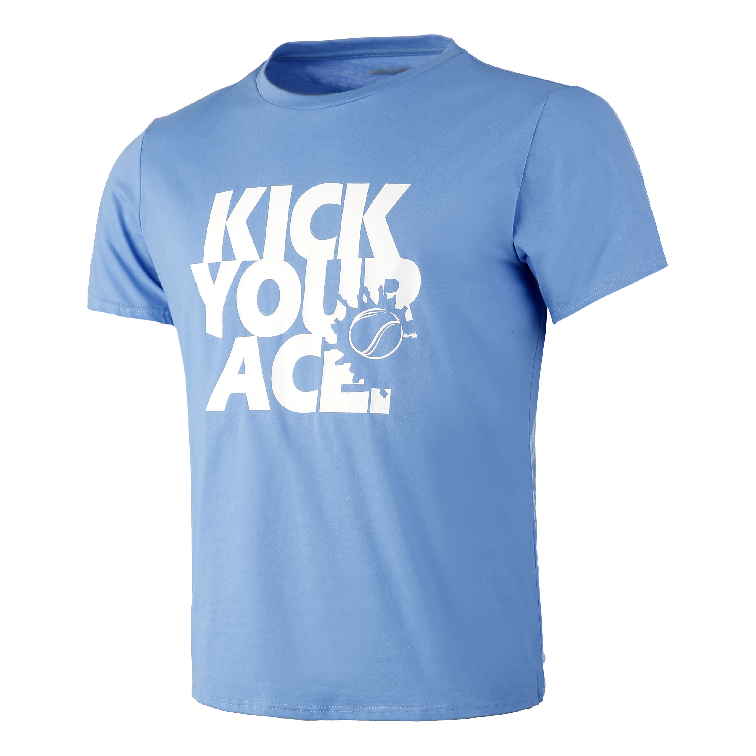 Kick Your Ace T-Shirt Herren - Blau, Weiß