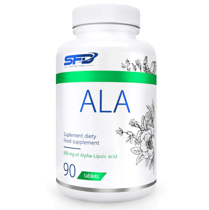 SFD ALA, Alfa lipoična kiselina (ALA) 600 mg, Tablete
