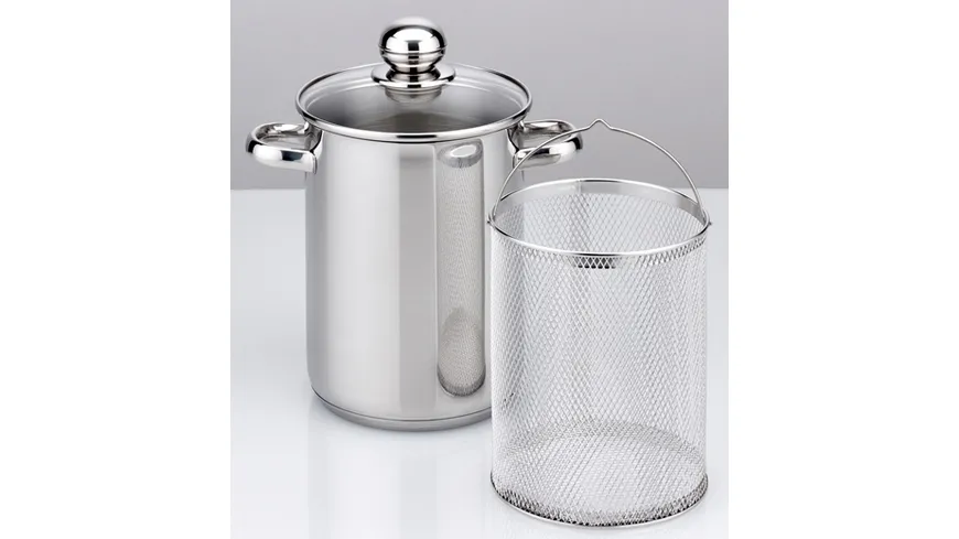 ELO Spargeltopf  Ø 16cm silber