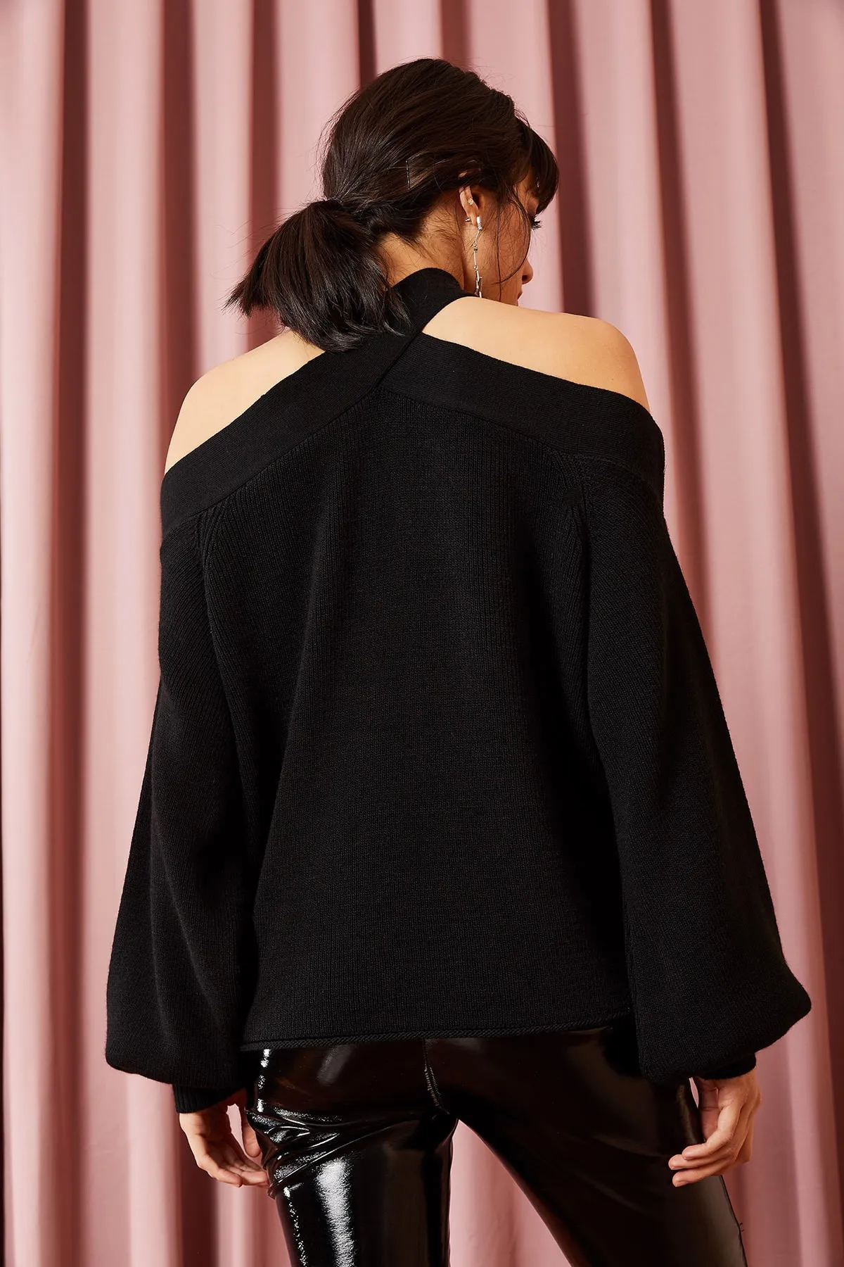 Olalook  Pullover - Schwarz - Oversized