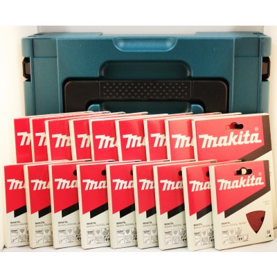 Makita BO4565KSET 230V orbitalna brusilica + Mbox 2 s brusnim papirom