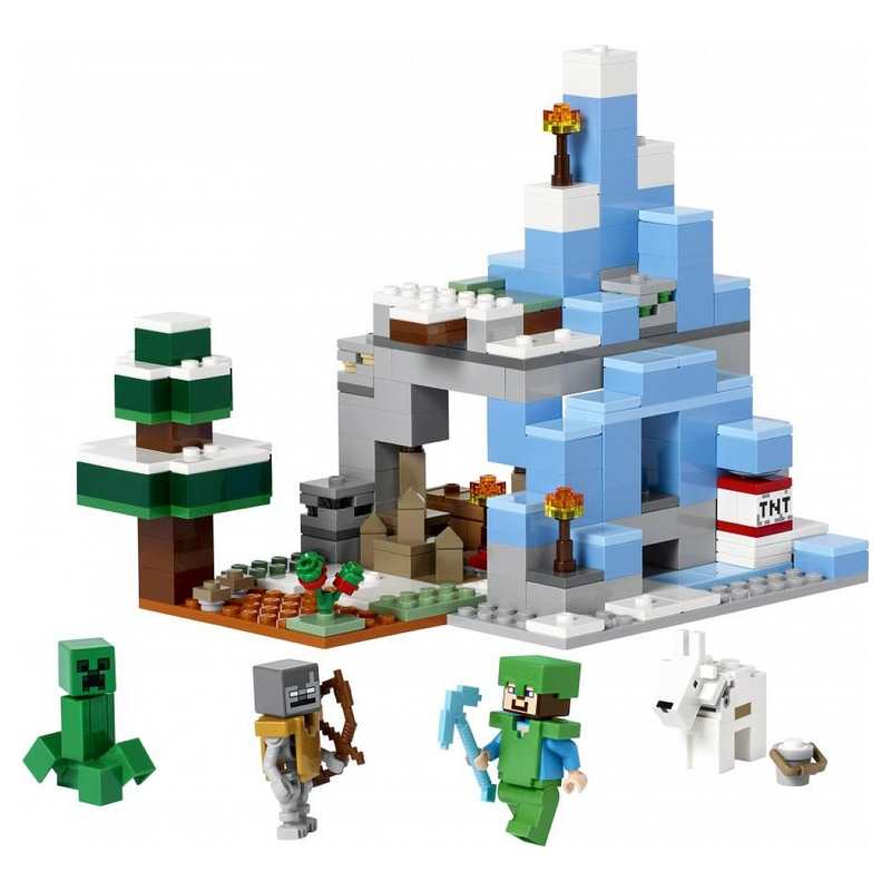21243 Les pics gelés LEGO Minecraft
