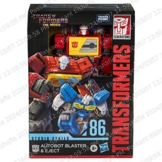 Transformers Studio Series - Voyager the Transformers: The Movie 86-25 Autobot Blaster & Eject