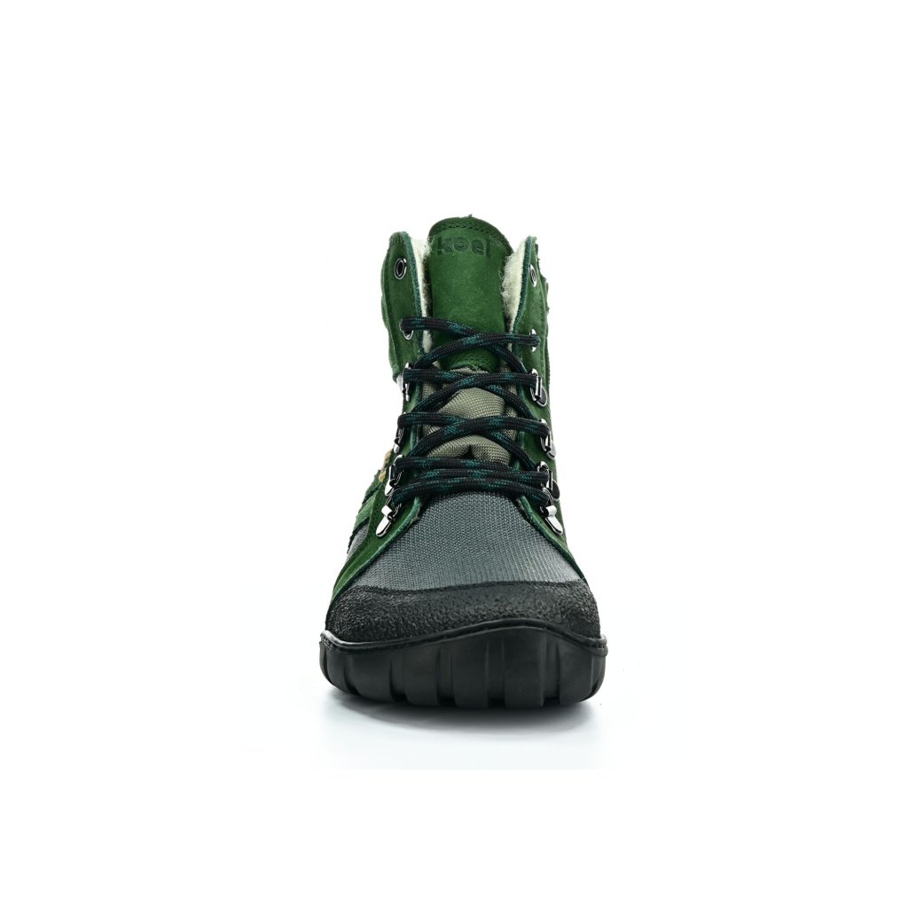 Koel4kids Miloni 2.0 Hydro WP Green AD Winterbarfußschuhe