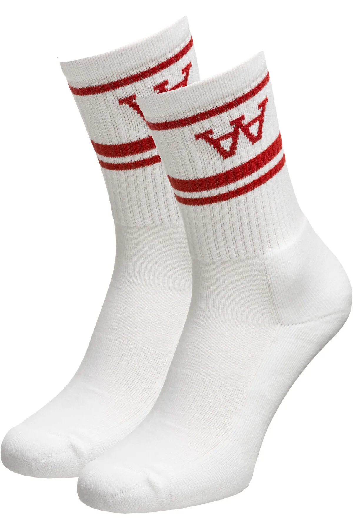 Wood Wood  Socken - Weiß - Unifarben