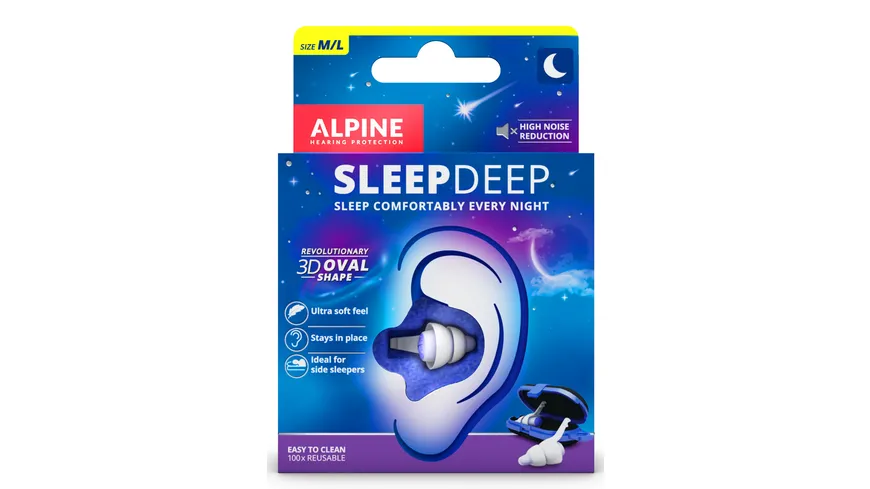 Alpine Ohrstöpsel Sleepdeep
