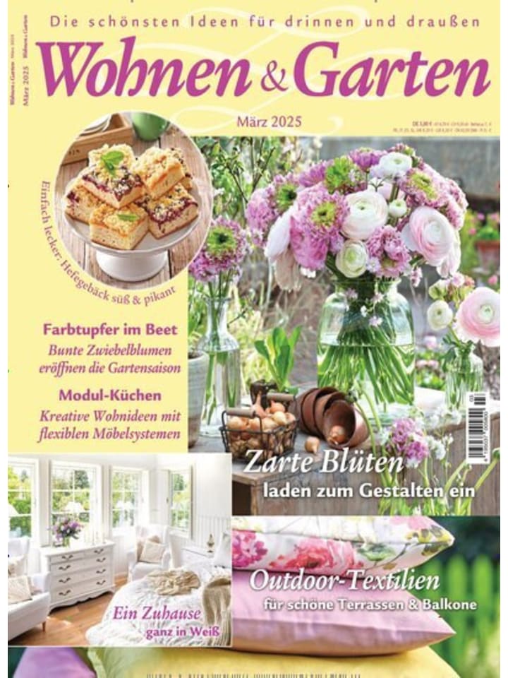 Hubert Burda Media 12 x WOHNEN & GARTEN Zeitschrift (Gutschein für Jahres Abo) günstig kaufen onesize